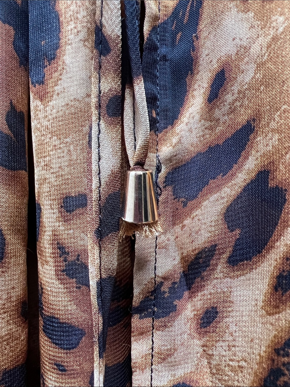 Leopard Print Long Sheer Robe - Picture 12 of 15
